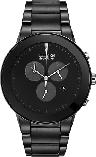 Eco drive 2025 black watch