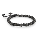 Italgem Steel Etched Bead Bracelet