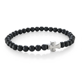 Italgem Steel Roman Cross Bracelet