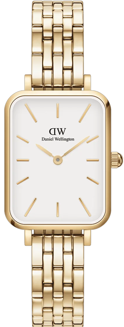 WATCH IT! Daniel Wellington Quadro Lumine 5-Link Evergold