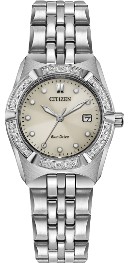 Citizen Eco-Drive Corso Ladies 24-Diamond Bezel