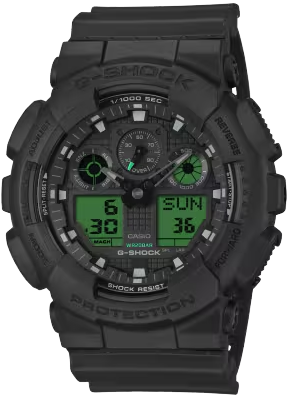 Casio G-Shock Black And Electro Green