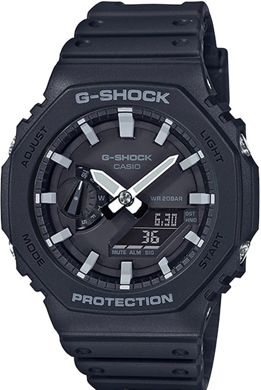 G-SHOCK GA-2100 オールブラック Casio | G-SHOCK 2100 ユーティリティ ブラック シリーズ ウォッチ