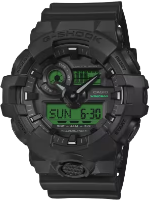 Casio G-Shock Black And Electro Green