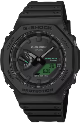 Casio G-Shock Black And Electro Green