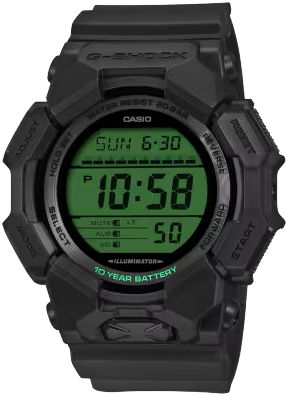 Casio G-Shock Black And Electro Green