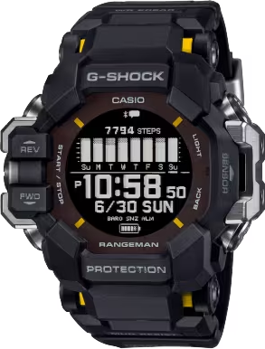 G shock rangeman clearance function