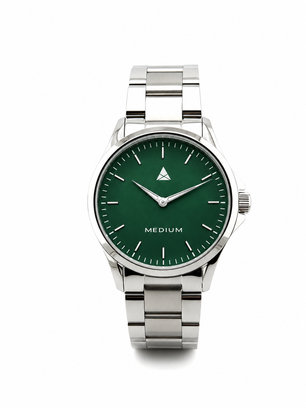 MEDIUM The Comeback First Edition 42 Steel Silver / Green – Front