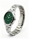 MEDIUM The Comeback First Edition 38 Steel Silver / Green – Angled