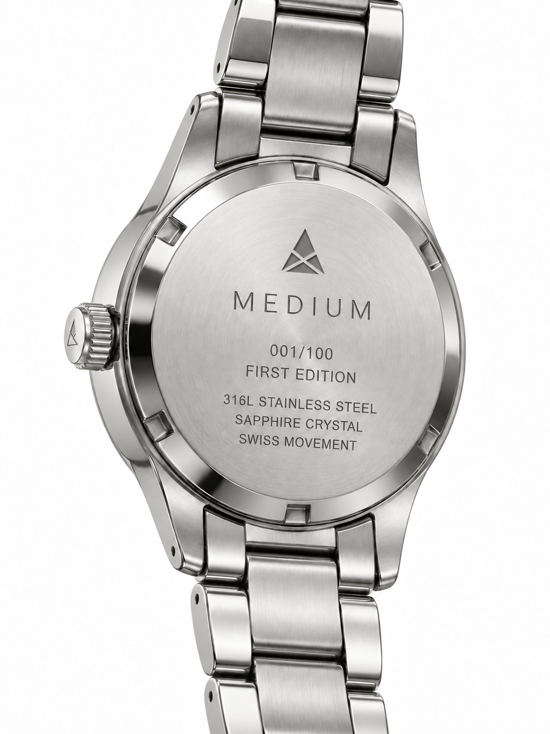 MEDIUM The Comeback First Edition 38 Steel Silver / Green – Numbered caseback