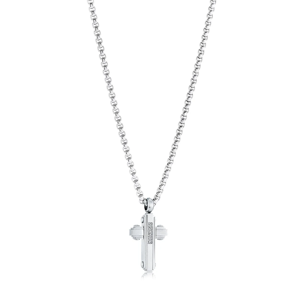Italgem Micro Cross Necklace