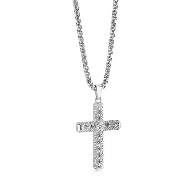 Italgem Steel Deco Cross
