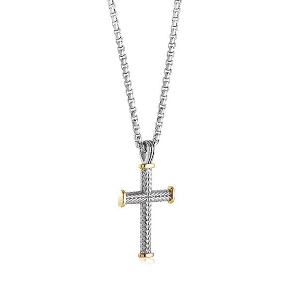 Italgem Steel Micro Wave Cross