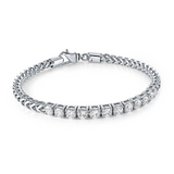 Italgem Steel Franco Link Bracelet
