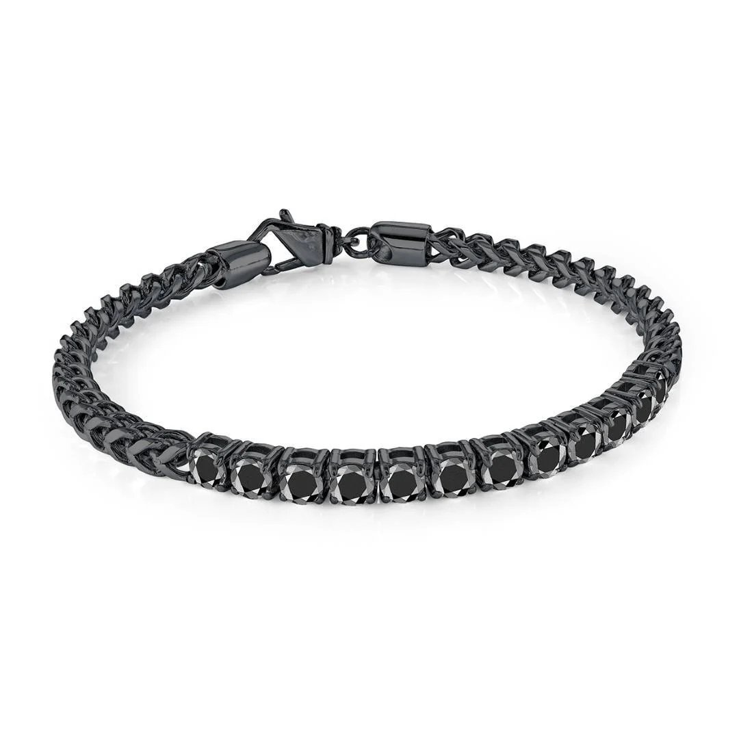 Italgem Steel Franco Link Bracelet