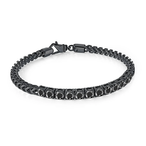 Italgem Steel Franco Link Bracelet