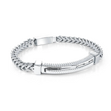 Italgem 5MM Square Franco Bracelet
