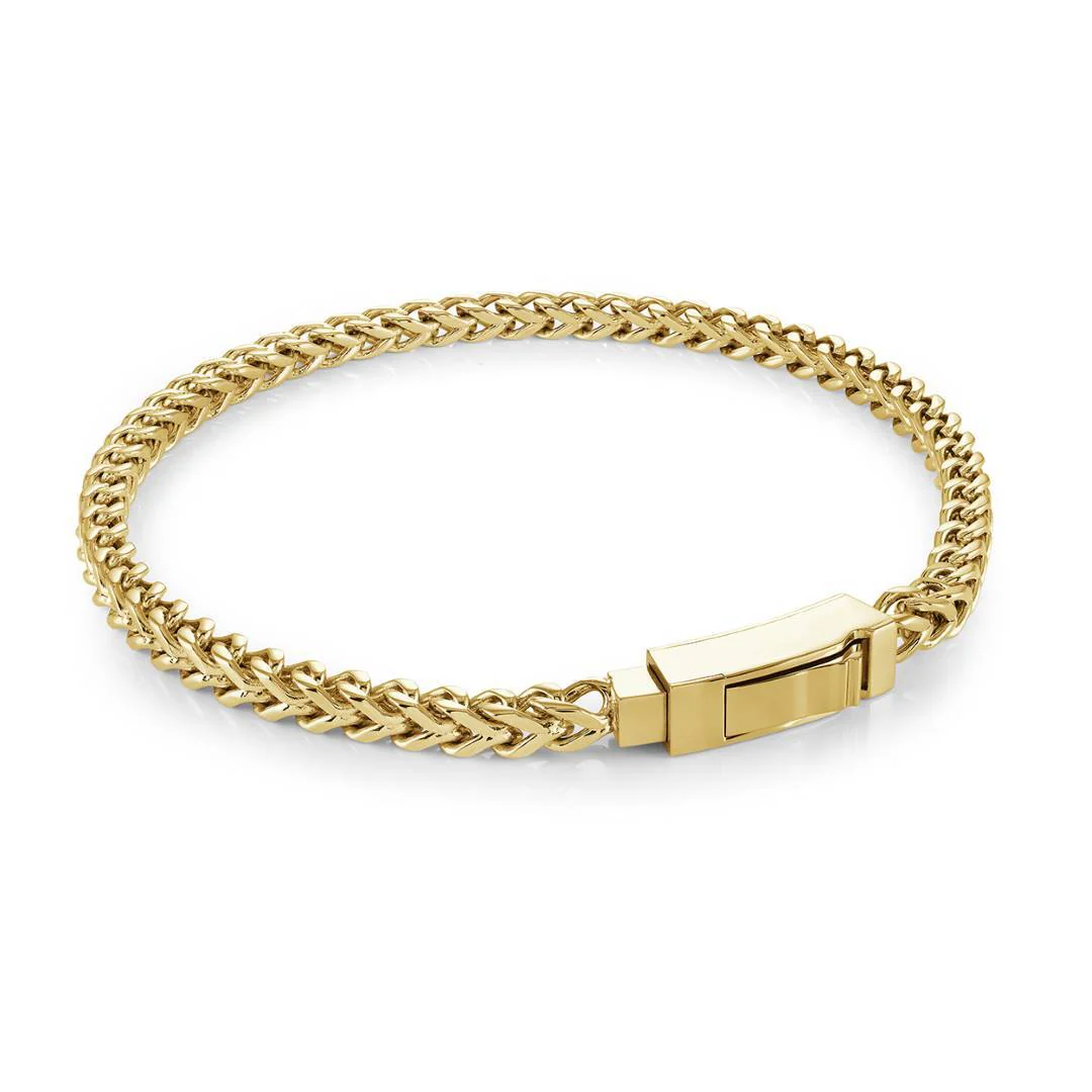 Italgem Steel Franco Bracelet