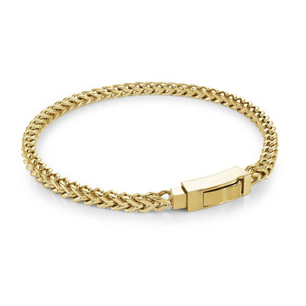 Italgem Steel Franco Bracelet