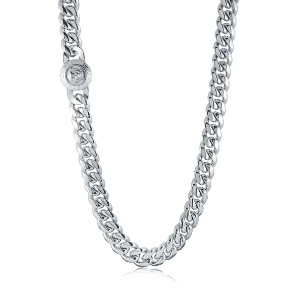 Italgem 12MM Curb Medusa Clasp Chain