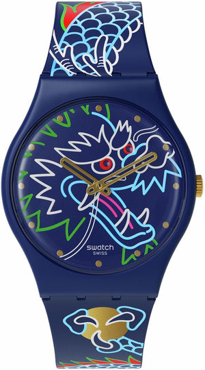 Swatch Dragon In Waves