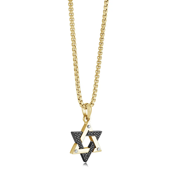 Italgem Star David Necklace