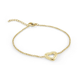 Italgem Puffed Heart Bracelet
