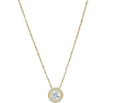 Italgem Halo Necklace
