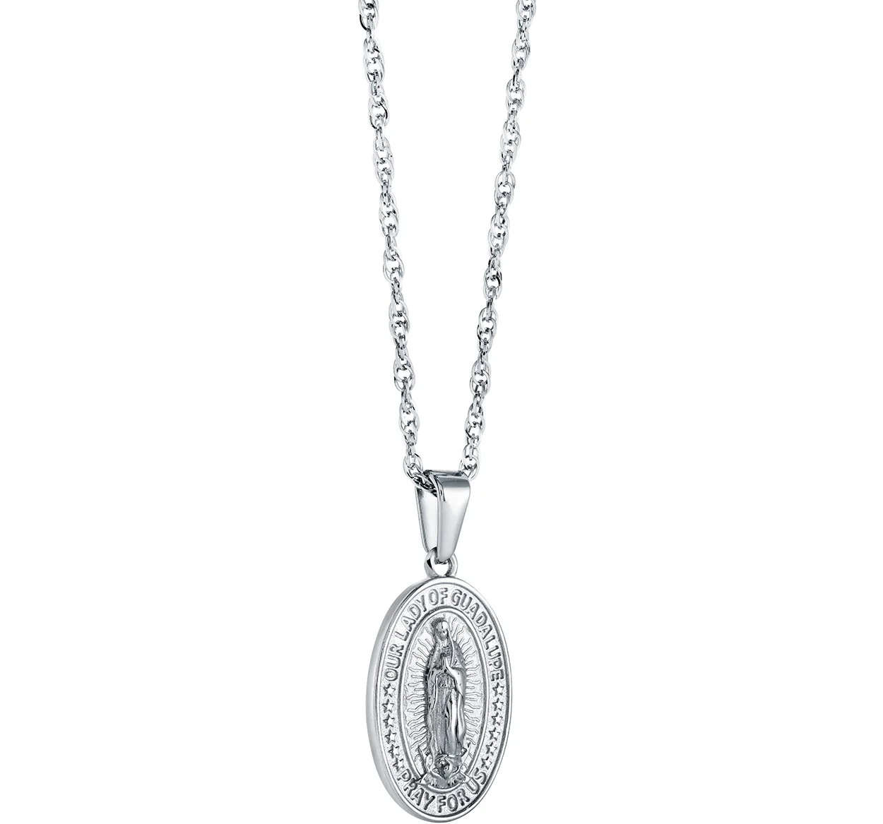 Italgem Oval Pendant Necklace