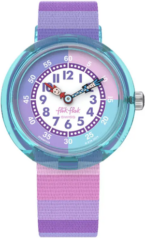 Flik Flak Stripy Purple