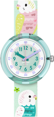 Flik Flak Niña Flik Flak Happy Budgies FPNP160 Watch In Turquoise