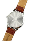 MEDIUM The Comeback 38 Leather Silver / Blue – Caseback
