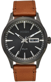 Nixon Sentry Solar Leather