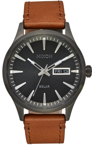 Nixon Sentry Solar Leather