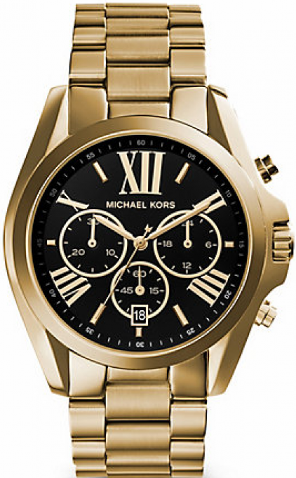 Michael kors bradshaw watch gold sale