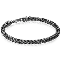 Italgem Steel 5MM Round Franco Bracelet