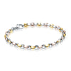 Italgem Steel 4.5MM Oval Bracelet