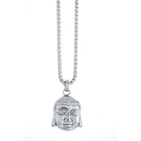 Italgem Steel Buddha Pendant